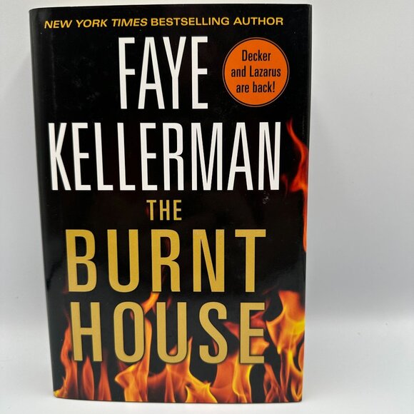 The Burnt House By Faye Kellerman 2007 Hardcover Mystery Fiction - Picture 1 of 4
